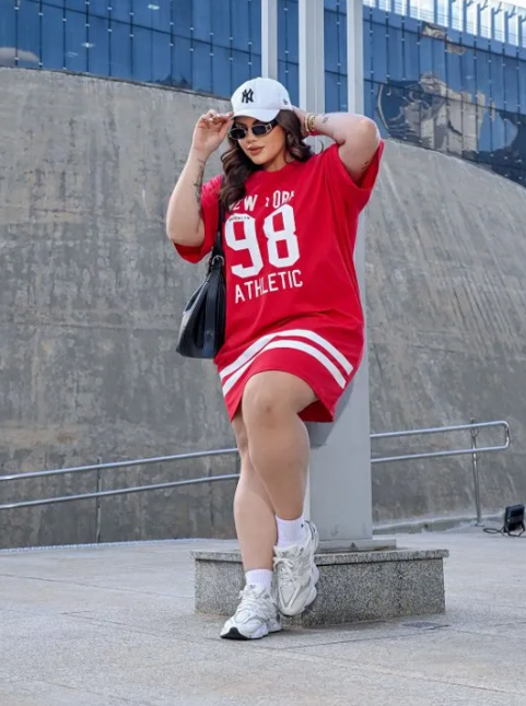 CAMISÃO OVER NEW YORK MODA PLUS