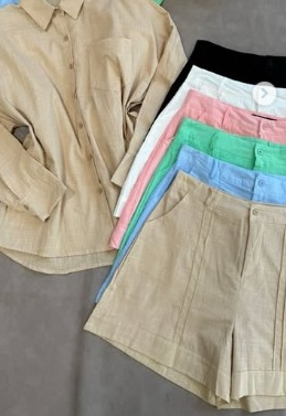 ***Conjunto de linho***