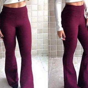 Calça Flare bandagem